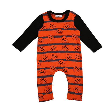 Pumpking Long Sleeve Jumpsuit - Baby King Stores