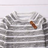 Striped Winter Clothing Set - Baby King Stores