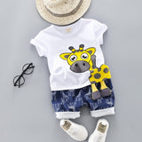 Giraffe Summer Baby Outfit