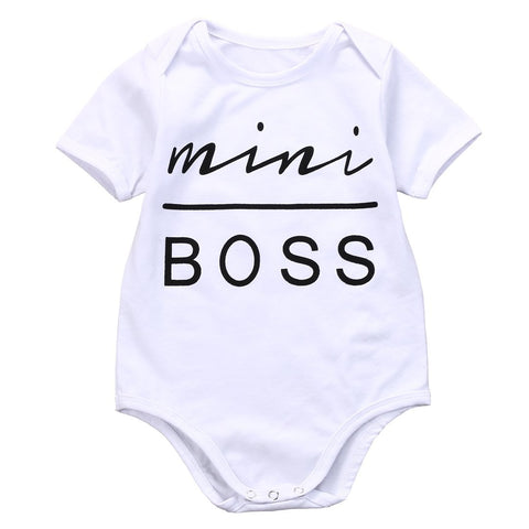 Mini Boss Baby Jumpsuit - Baby King Stores