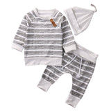 Striped Winter Clothing Set - Baby King Stores