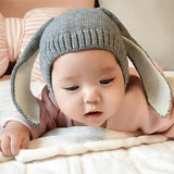 Knitted Long Ears Rabbit Hat - Baby King Stores