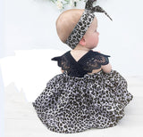 Leopard Black/White Dress - Baby King Stores