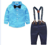 Baby Gentleman Striped Shirt + Pants - Baby King Stores