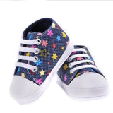 Rainbow Canvas Soft Pre-Walkers - Baby King Stores