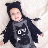 Black Cat Long Sleeve Jumpsuit - Baby King Stores