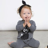 Black Cat Long Sleeve Jumpsuit - Baby King Stores