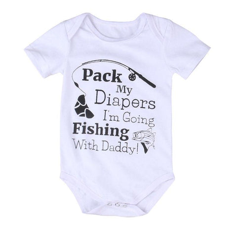 Pack My Diapers I'm Going Fishing With Daddy - Baby King Stores