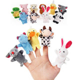 Cartoon Animal Finger Puppets 10Pcs - Baby King Stores