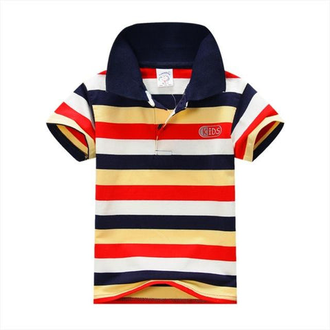 Striped Polo T-Shirt - Baby King Stores