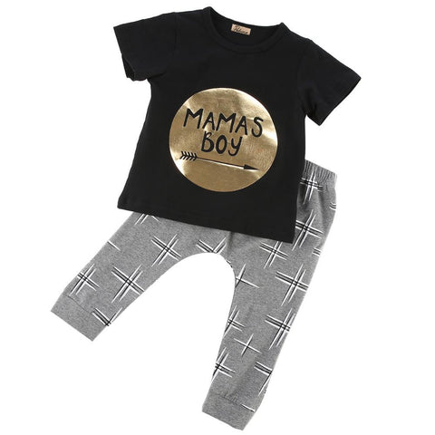 Mama's Boy Clothing Set - Baby King Stores
