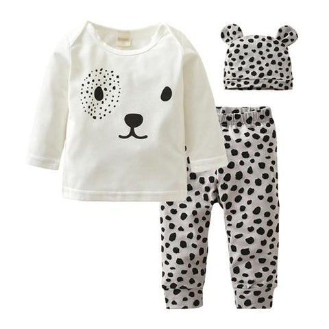 Little Bear Shirt + Pants + Hat - Baby King Stores
