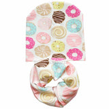 Printed Baby Hat + Scarf Set - Baby King Stores