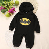 Batman Long Sleeve Hooded Outfit - Baby King Stores