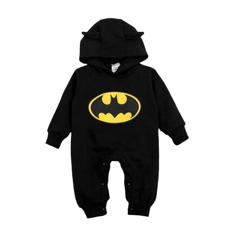 Batman Baby Hooded Bodysuit