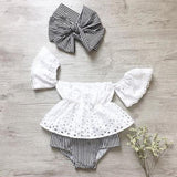 Lana Striped Summer Outfit - Baby King Stores