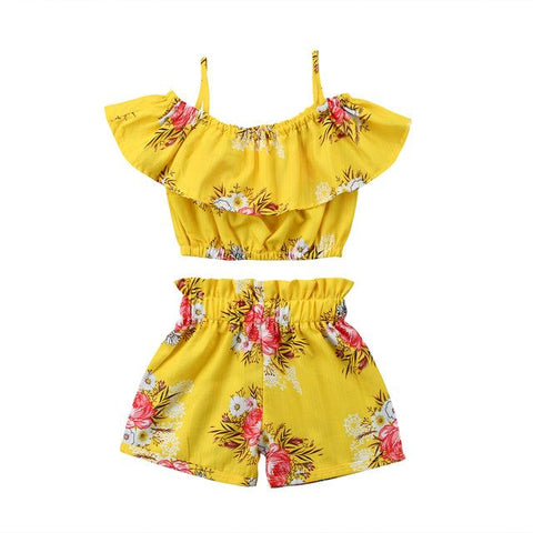 Persia Ruffled Floral Set - Baby King Stores