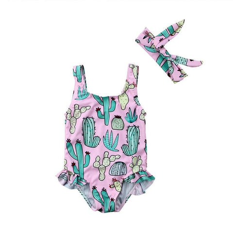 Cactus Print Bathing Suit - Baby King Stores