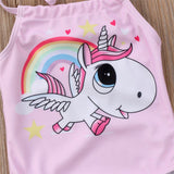 Rainbow Unicorn Bathing Suit - Baby King Stores