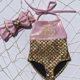 Gold Mermaid Bathing Suit - Baby King Stores